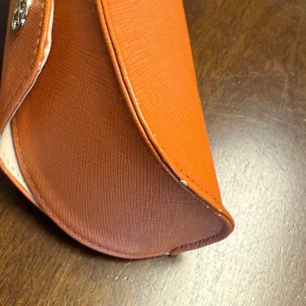 Tory Burch Orange Sunglasses Case Empty